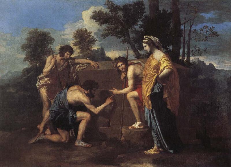 Nicolas Poussin Even in Arcadia I have Germany oil painting art